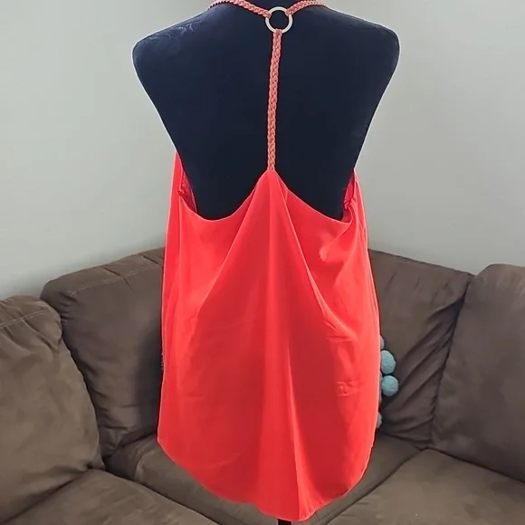 NWT Collective Concepts Bright Coral Blouse, Size Medium - Picture 3 of 6